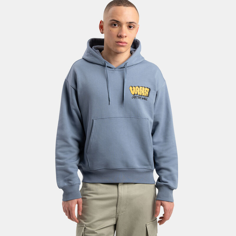 Felpa Vans Graff Loose Po Glacial Slate, azzurro/giallo/nero