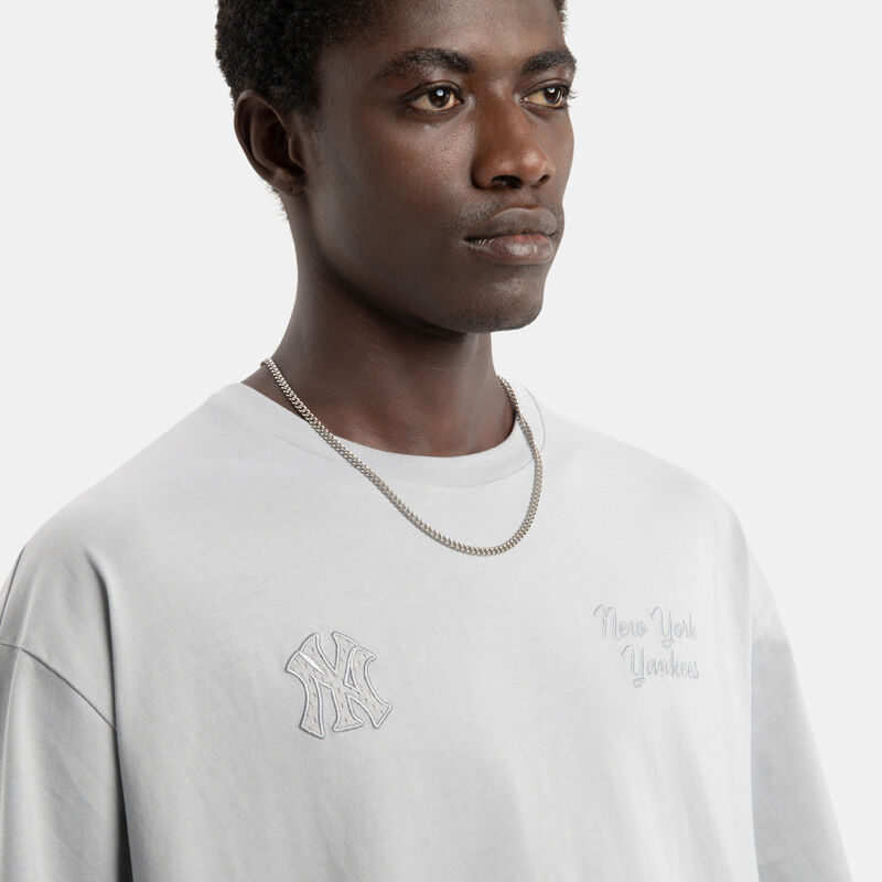 T-shirt New Era New York Yankees MLB Tonal Pack SMU, grigio