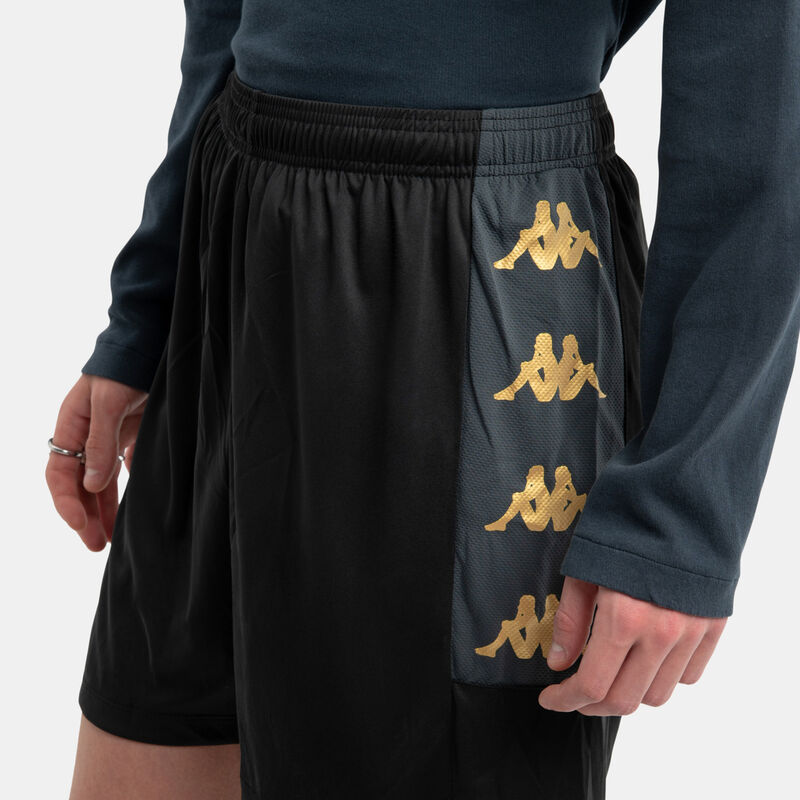Short Kappa 4 Soccer Gondo, nero/oro