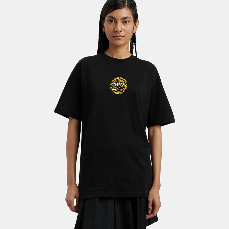 T-shirt Speedy Tee Tupac, nero/giallo/viola