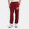 Pantaloni Nike Club Fleece, bordeaux/bianco/marrone