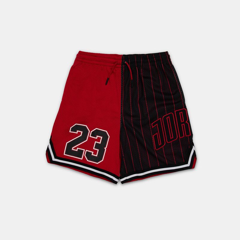 Short Jordan Play Off Game ragazzi, rosso/nero/bianco