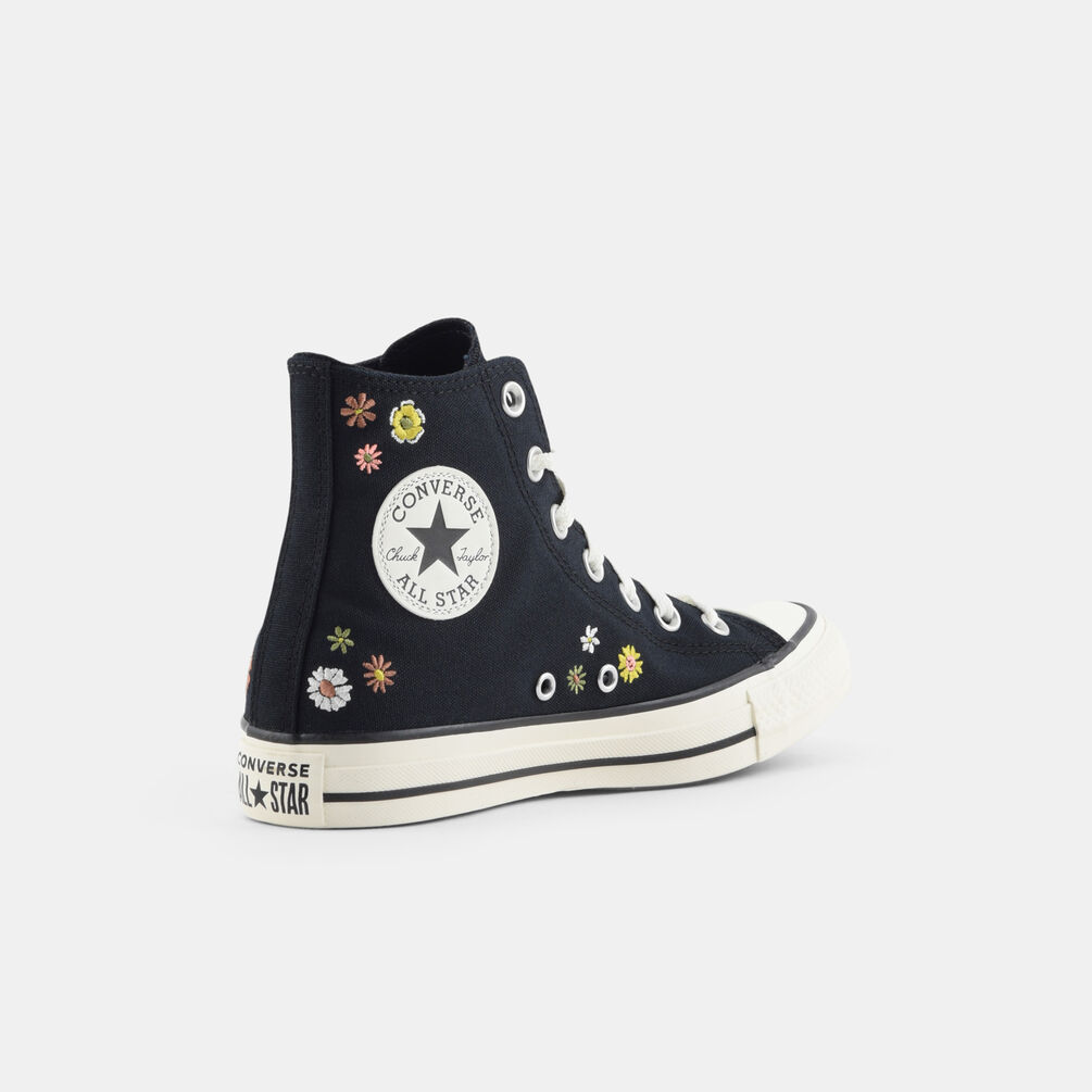Converse Chuck Taylor All Star Embroidered Florals, nero/bianco/multicolor