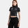 Top con zip Jordan Brooklyn, nero/bianco