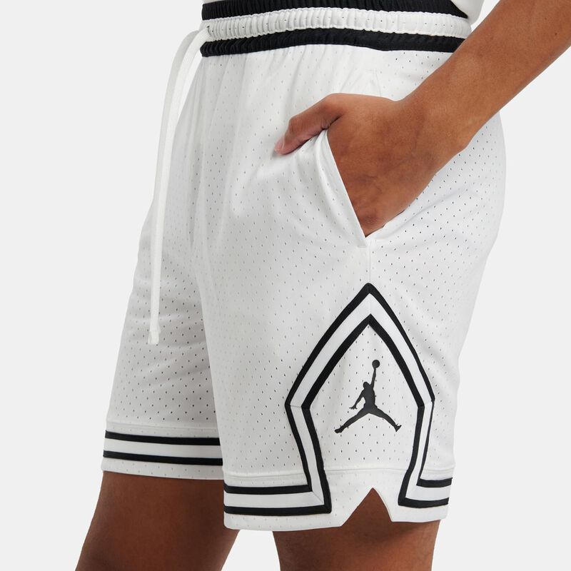 Short Jordan Diamond Dri-FIT, bianco/nero