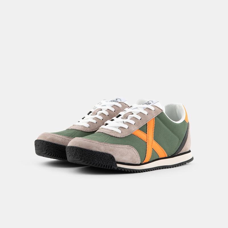 Munich Riber, verde/arancione/grigio