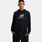 Felpa New Balance Sport Essentials Gradient Logo, nero/grigio