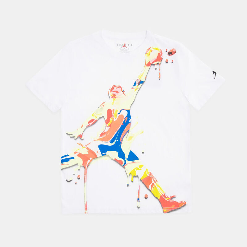 T-shirt Jordan Splash bambini, bianco/multicolor