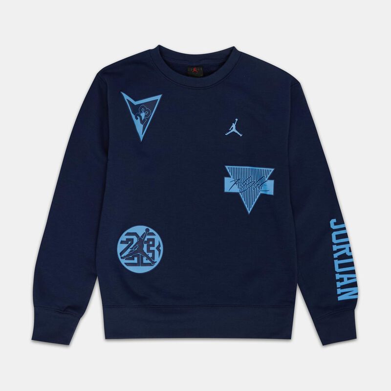 Felpa Jordan "See Me Shine" ragazzi, azzurro/blu