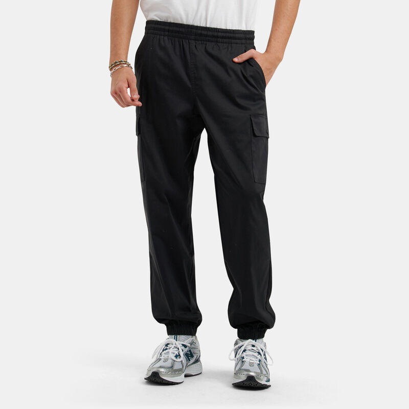 Pantaloni New Balance Twill Cargo Jogger, nero