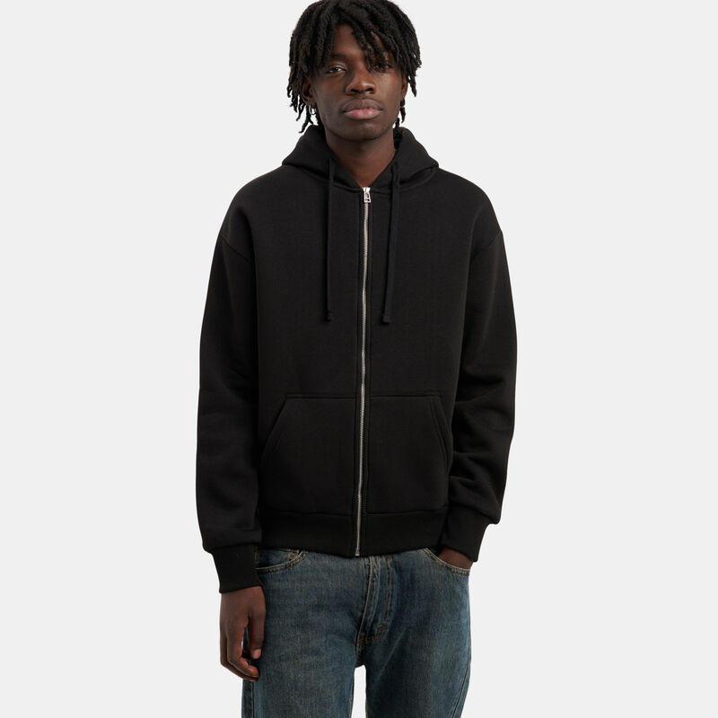 Felpa con zip Speedy Fleece AW LAB, nero