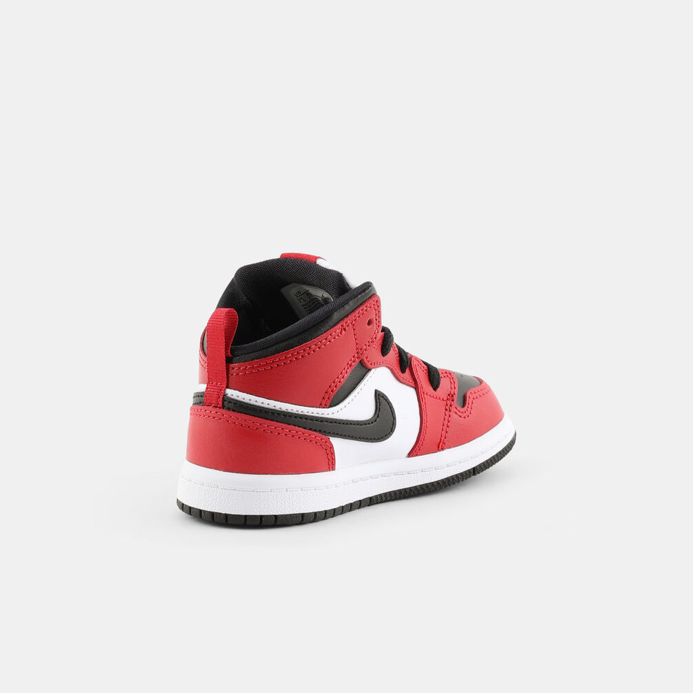 Air Jordan 1 Mid Chicago Black Toe (TD), rosso/nero/bianco