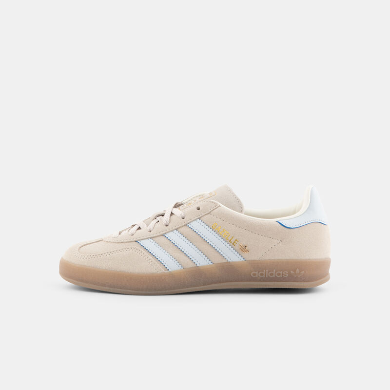 adidas Gazelle Indoor, beige/azzurro