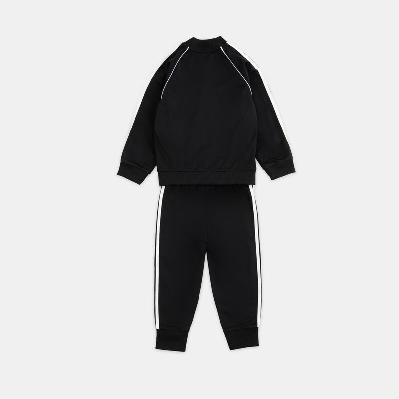 Completo adidas adicolor SST neonati, nero/bianco