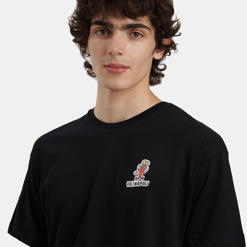 T-shirt VRL City Tee Napoli, nero