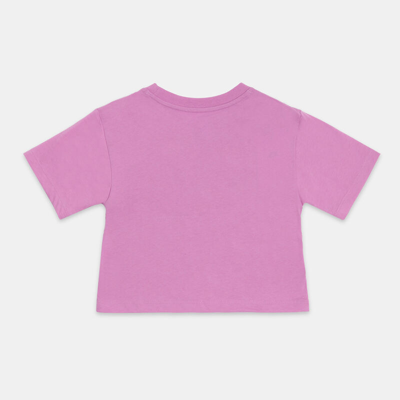 T-shirt Nike Sportswear Club Boxy, rosa/bianco