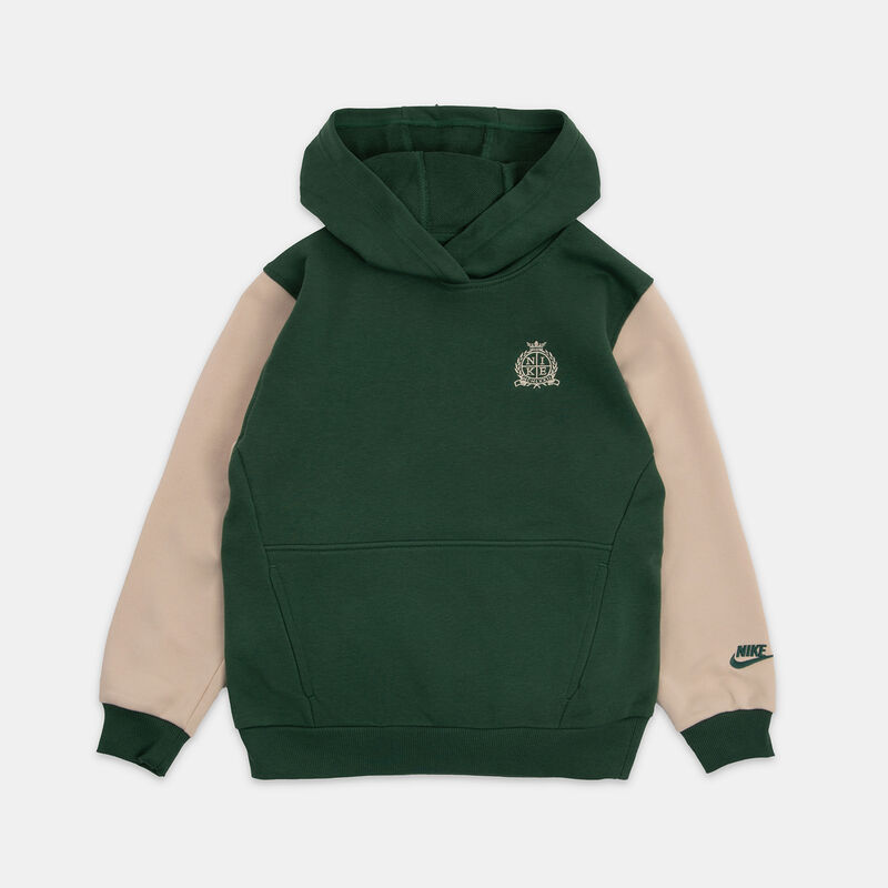 Felpa Nike Sportswear Club Rules ragazzi, verde/beige