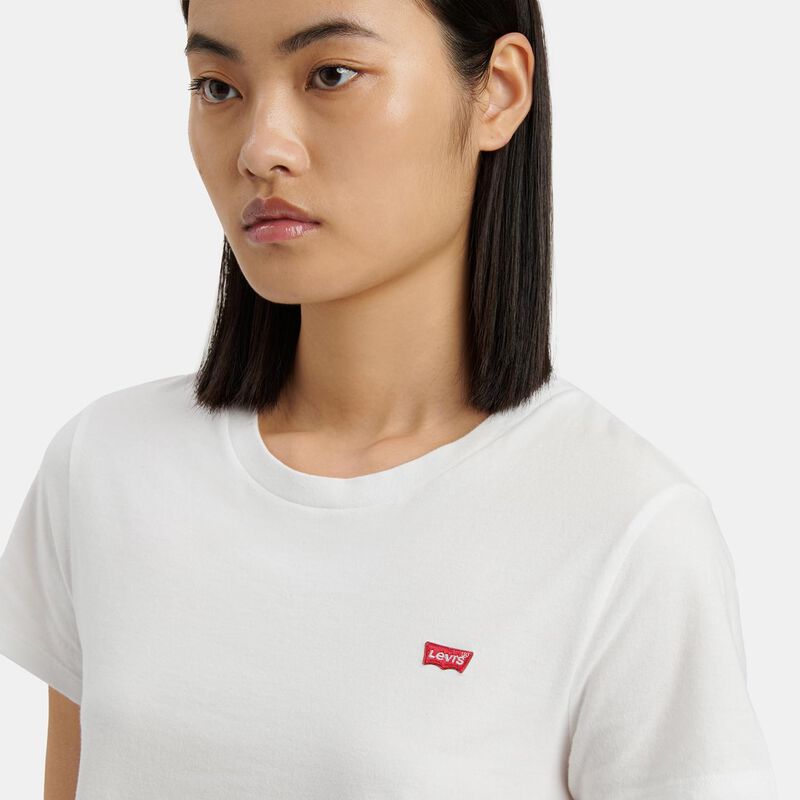 T-shirt Levi's Perfect, bianco/rosso