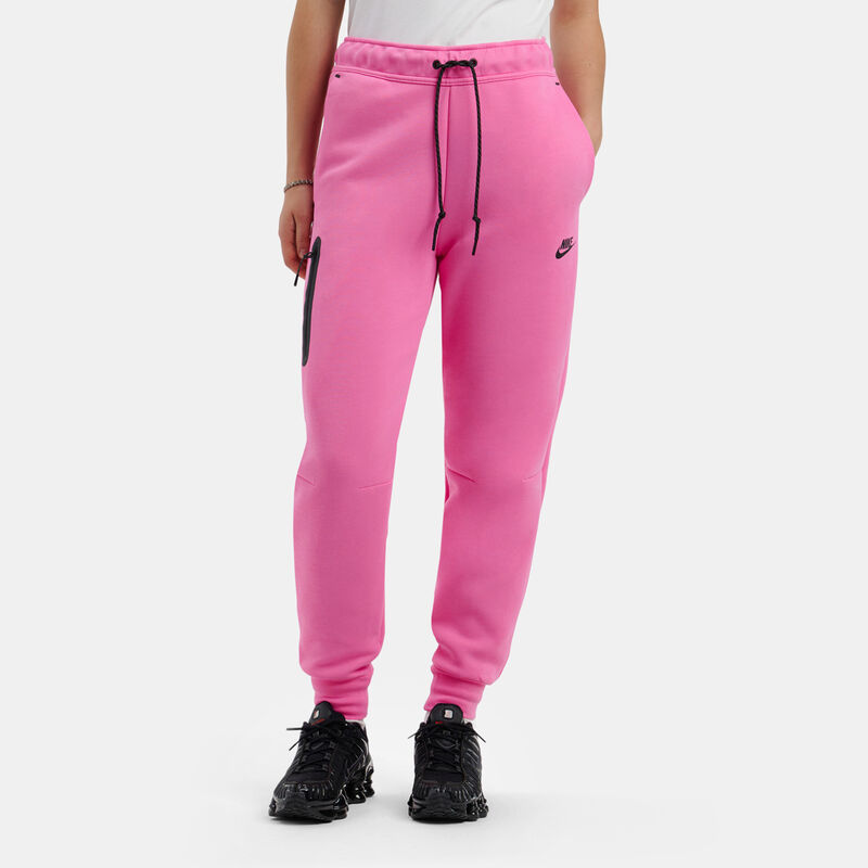 Pantaloni Nike Sportswear Tech Fleece, rosa/nero