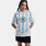 T-shirt Nike Total 90, celeste/bianco/nero