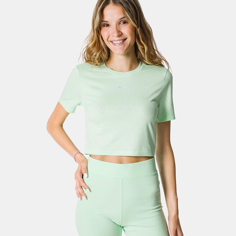 T-shirt Nike Sportswear Essential, Verde/bianco