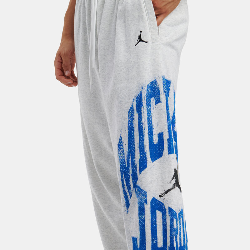 Pantaloni Jordan Brooklyn College, grigio/blu