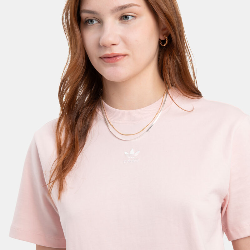 T-shirt adidas adicolor Essentials, rosa/bianco