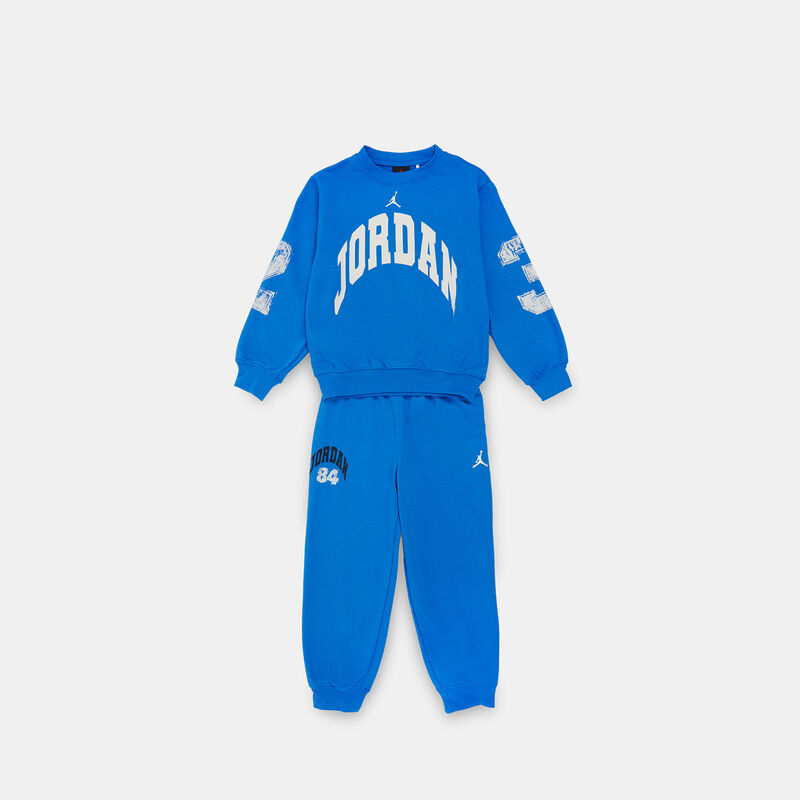 Completo Jordan Brooklyn College bambini, blu/bianco