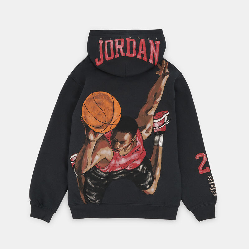 Felpa Jordan Sketch ragazzi, nero/multicolor