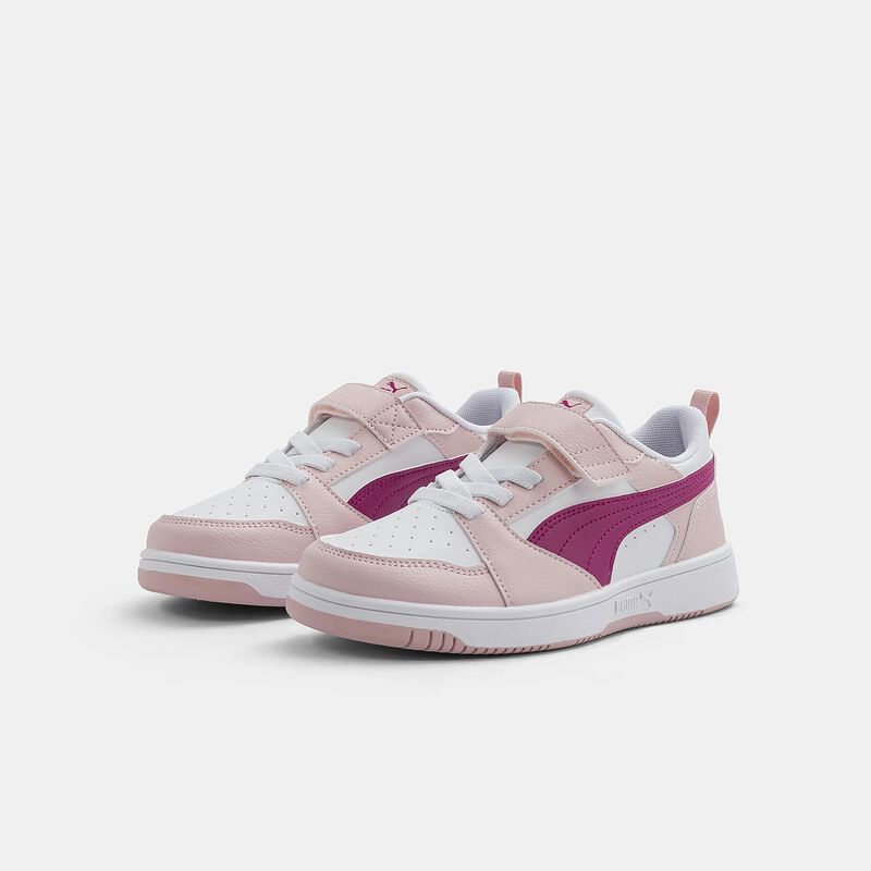 Puma Rebound V6 Lo, rosa/bianco/viola