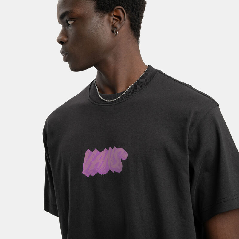 T-shirt Vans Stone Swirl, nero/viola