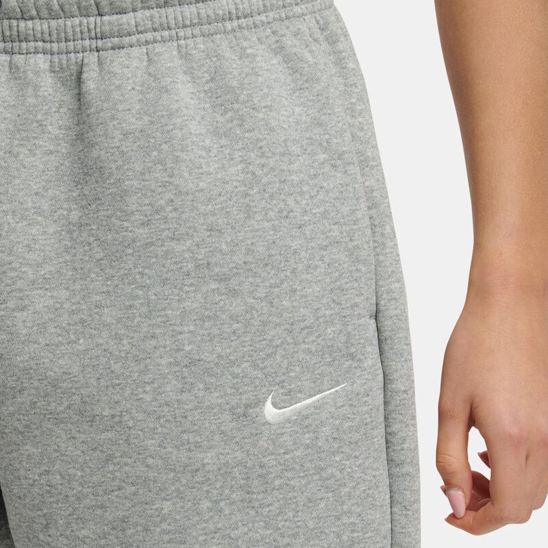 Pantaloni Nike Sportswear Phoenix Fleece, grigio/bianco