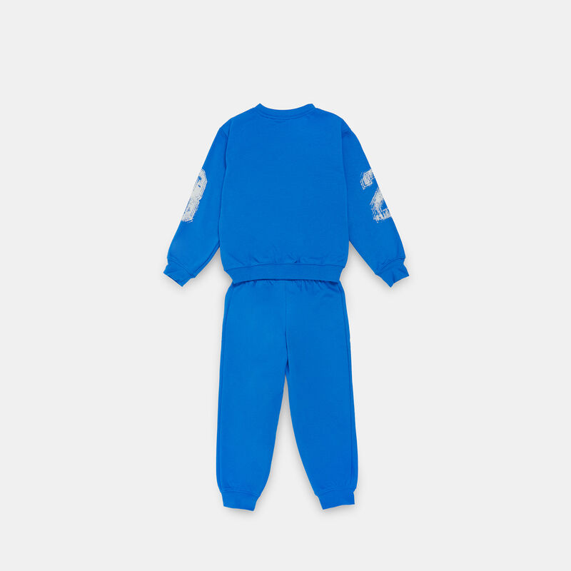 Completo Jordan Brooklyn College bambini, blu/bianco