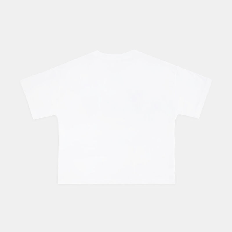 T-shirt Nike Sportswear Boxy ragazzi, bianco/multicolor