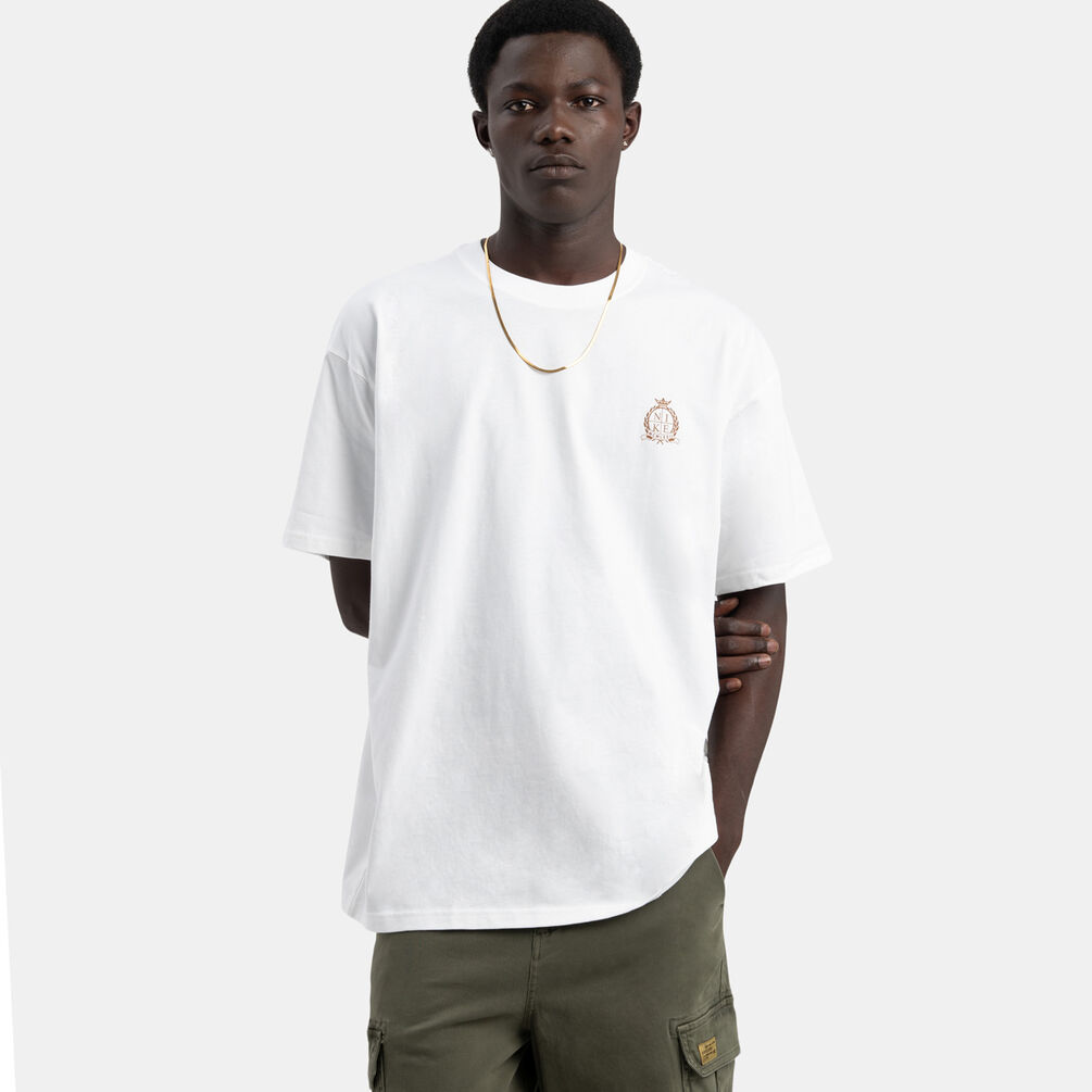 T-shirt Nike Sportswear Country Club, bianco/marrone