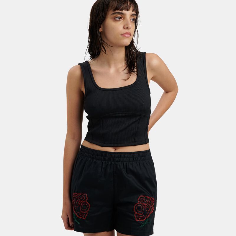 Top Jordan Crop Lifestyle, nero
