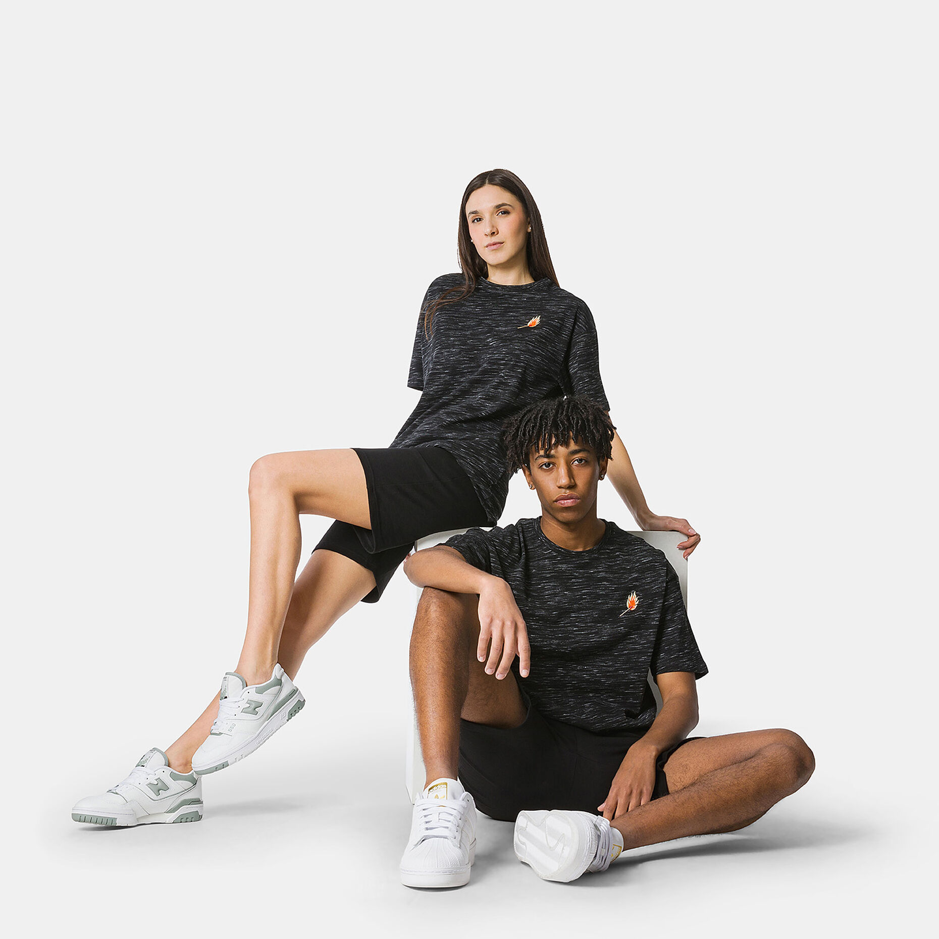 T-shirt Speedy Tee AW LAB, nero/rosso/bianco