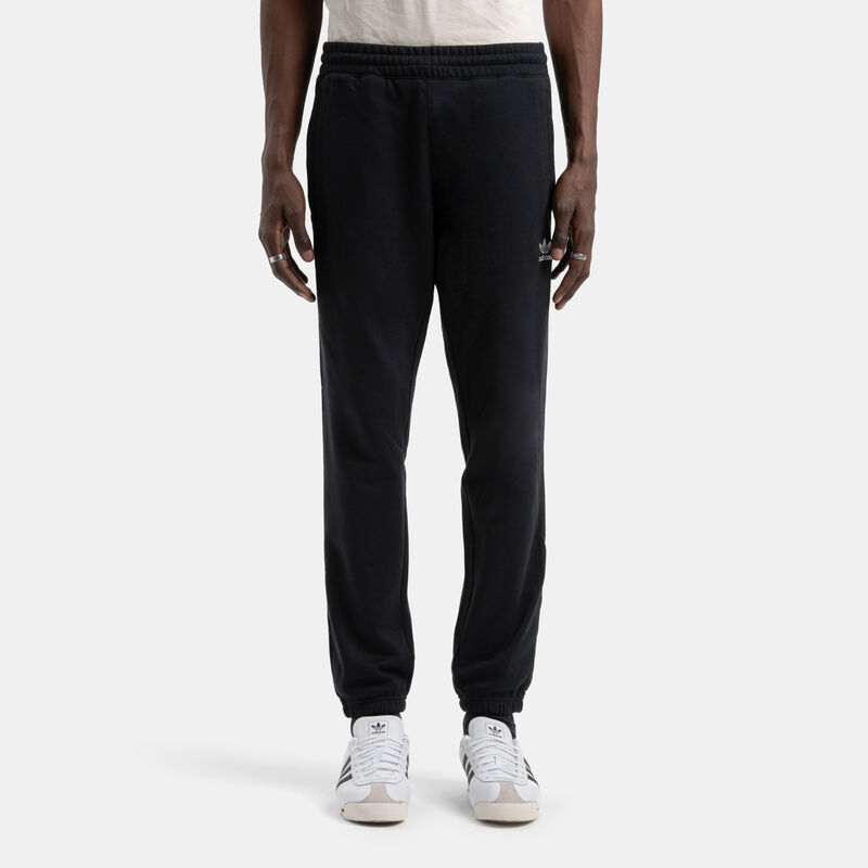 Pantaloni adidas Trefoil Essentials, nero/bianco