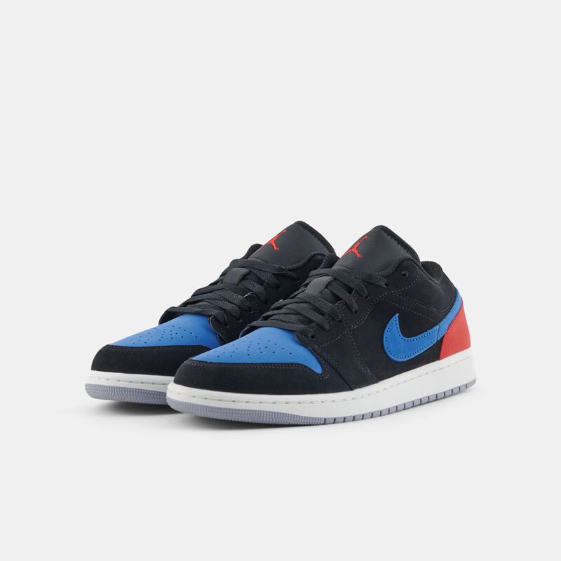 Air Jordan 1 Low Mixes Royal and Chicago Colors, nero/blu/rosso