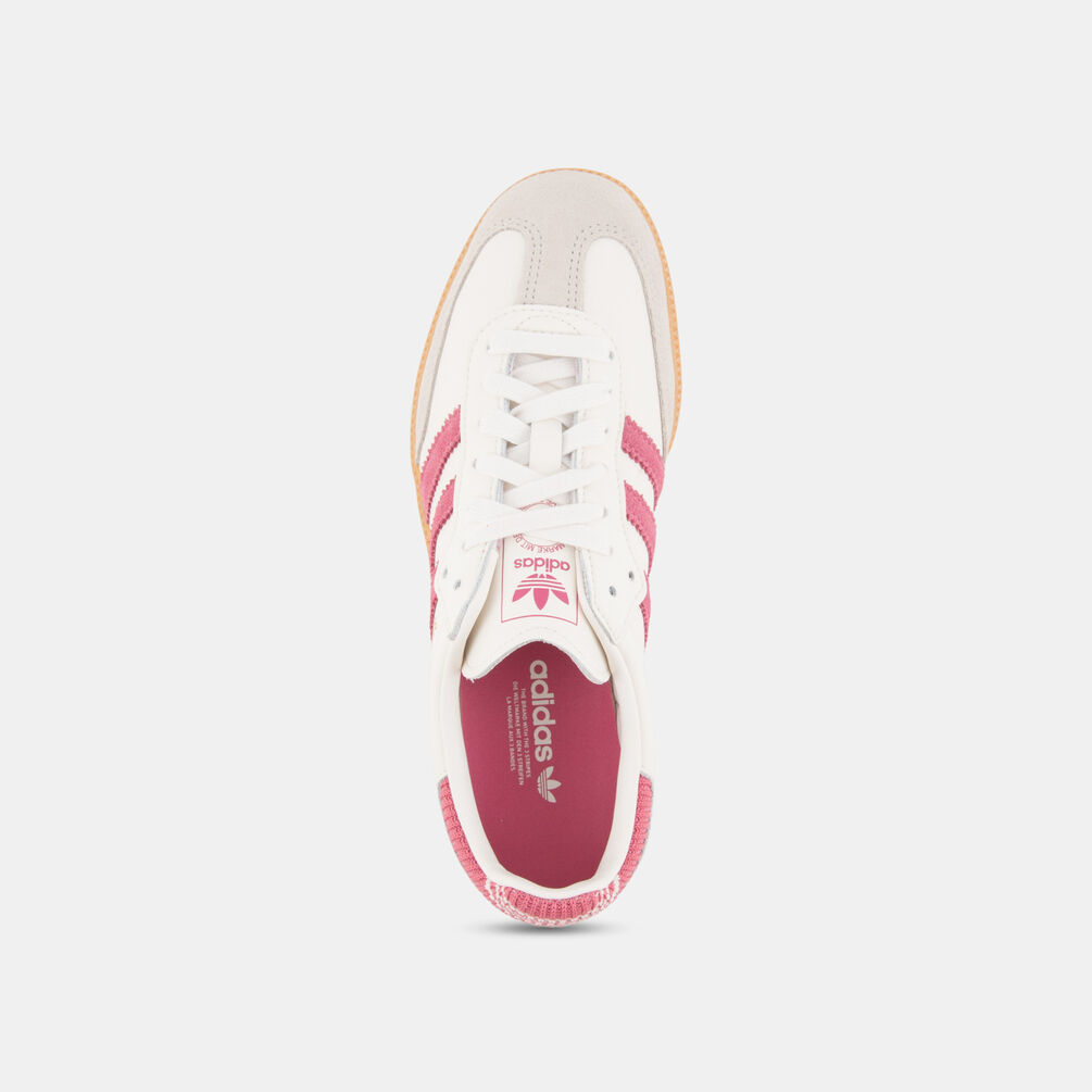 adidas Samba OG, bianco/rosa