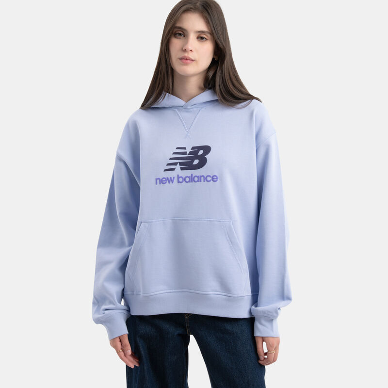 Felpa New Balance Athletics, lilla/blu
