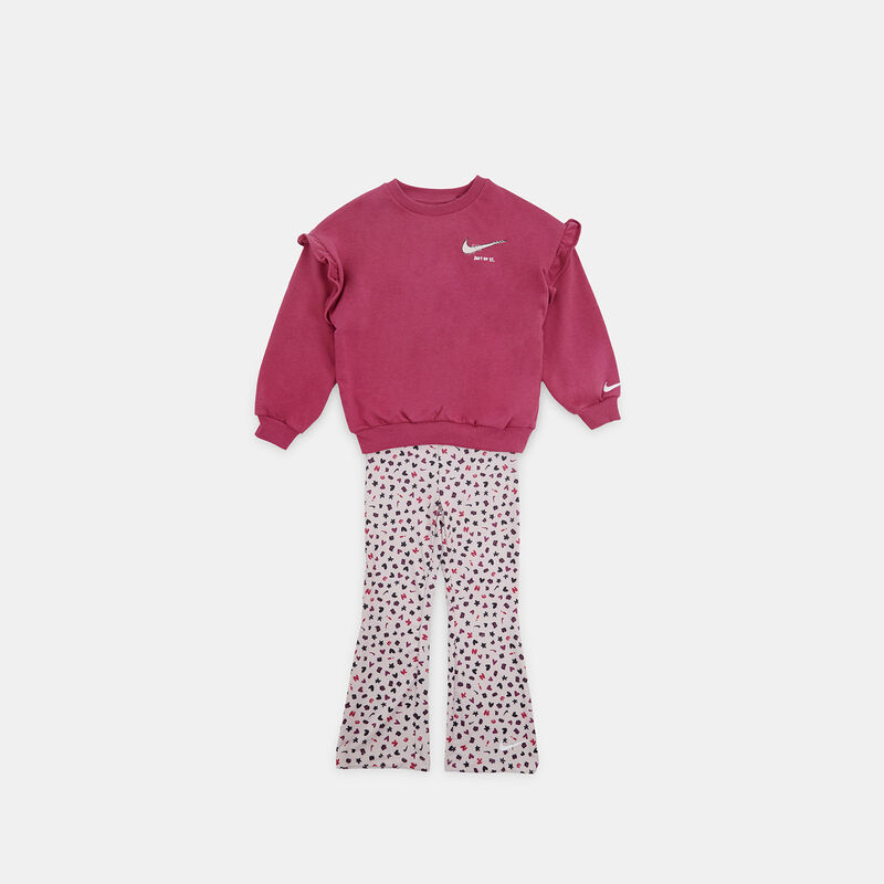 Completo Nike Essentials Femme, fucsia/beige/nero