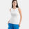 Canotta Nike Sportswear Ribbed, bianco/nero
