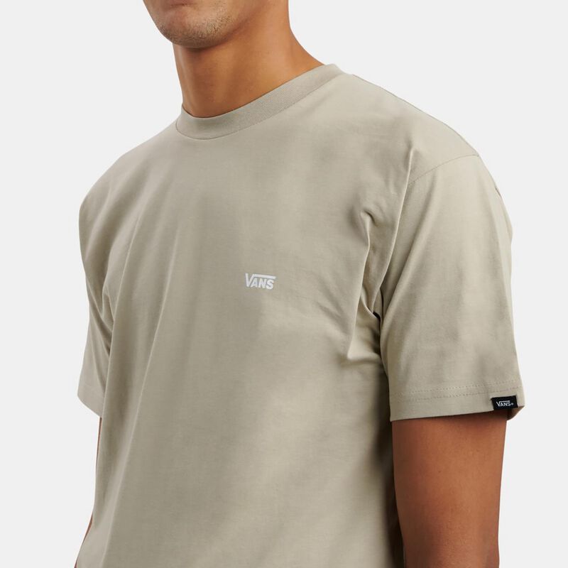 T-shirt Vans Left Chest Logo, beige/bianco