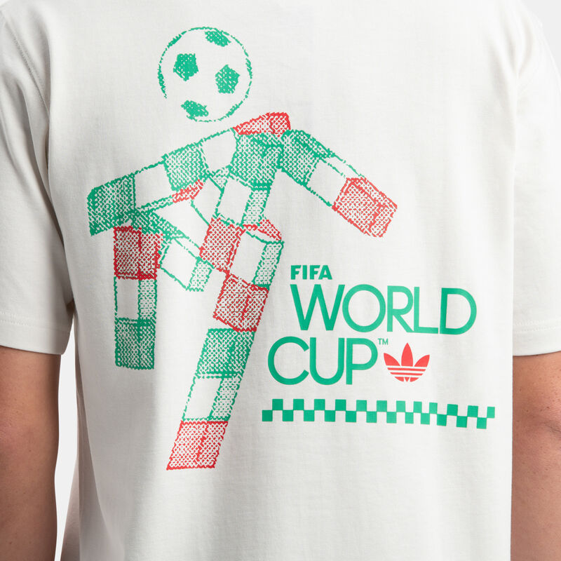 T-shirt adidas Fifa World Cup Mascot Ciao, bianco/verde/rosso