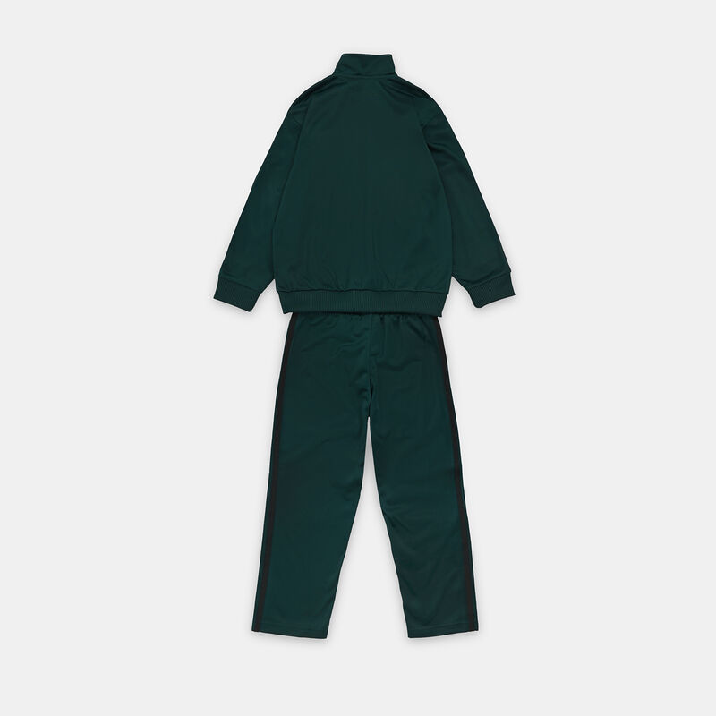 Completo adidas Firebird TS bambini, verde/nero