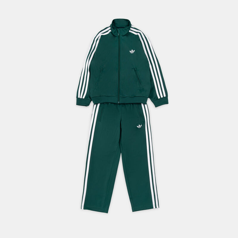 Completo adidas adicolor Firebird Track Suit bambini, verde/bianco