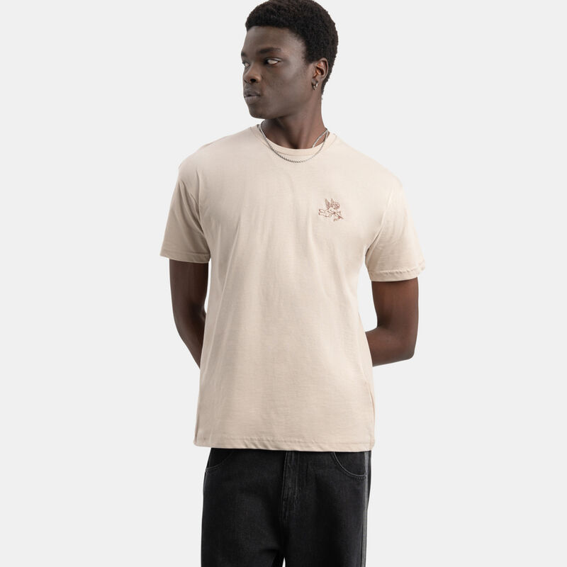 T-shirt Speedy Tee AW LAB, beige/marrone