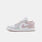 Air Jordan 1 Low Rose White Grey (W), rosa/bianco/argento