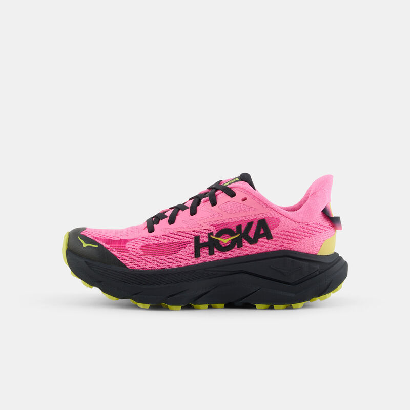 Hoka Challenger 8, fucsia/nero/giallo